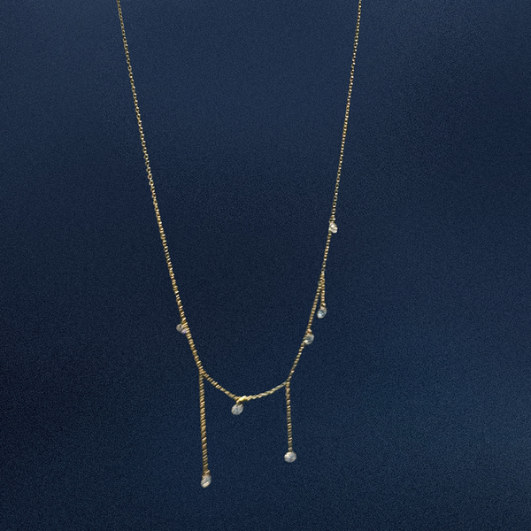 Flow Floating Diamond Necklace